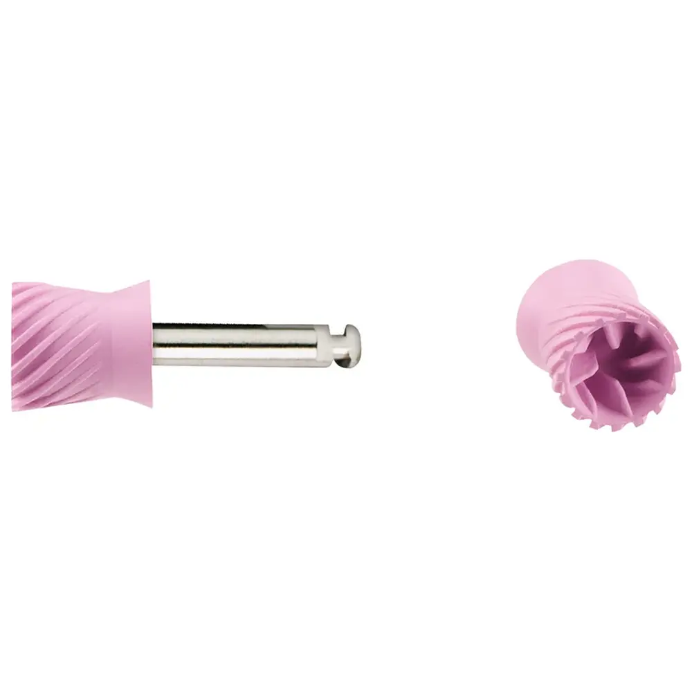 Young Dental Young™ Prophylaxekelch Elite extraweich - Packung 144 Stück pink kurz, x-weich, Latch Type