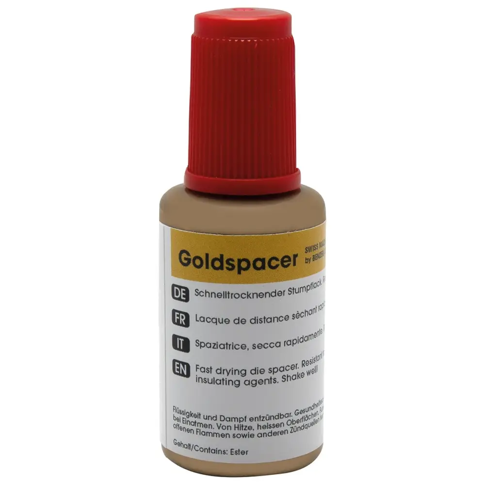 Benzer Dental AG Goldspacer - Pinselflasche 20 ml Benzer Dental AG Goldspacer - Pinselflasche 20 ml