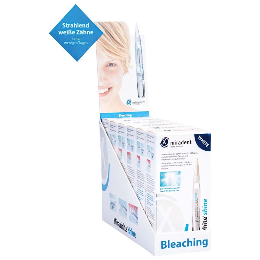 Hager & Werken Mirawhite® shine - Display 6 x 1,8 ml