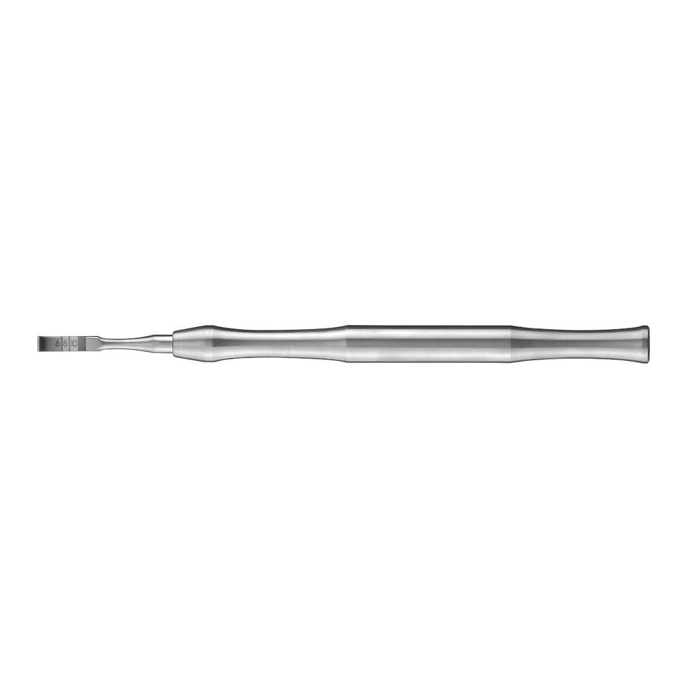 Osteotom Knochenmeissel 3mm gebogen St
