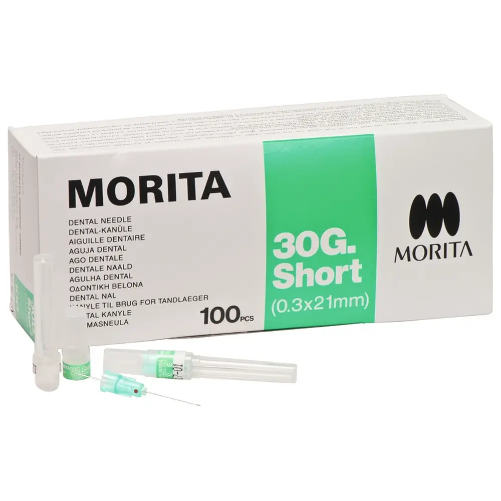 MORITA Kanülen - Packung 100 Stück 30 GS-21, 0,3 x 21 mm