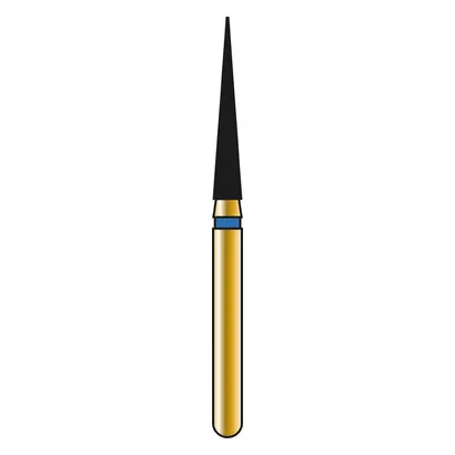 COLTENE DIATECH Diamanten G859 - Packung 5 Stück blau mittel (M), FG, Figur 166 Konus spitz, 10 mm, ISO 016