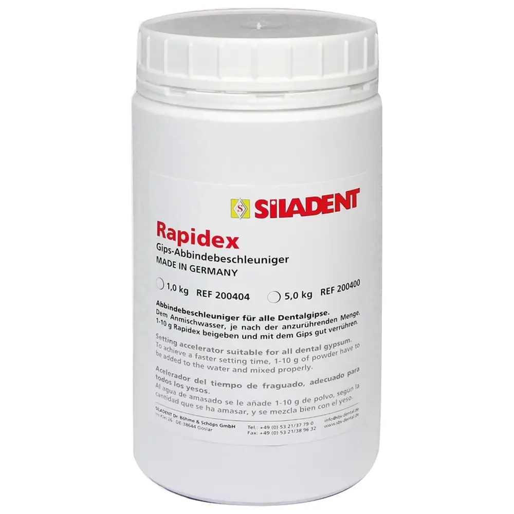 31800_Rapidex__Dose_1_kg_Abbindebeschleuniger SILADENT Rapidex - Dose 1 kg Abbindebeschleuniger