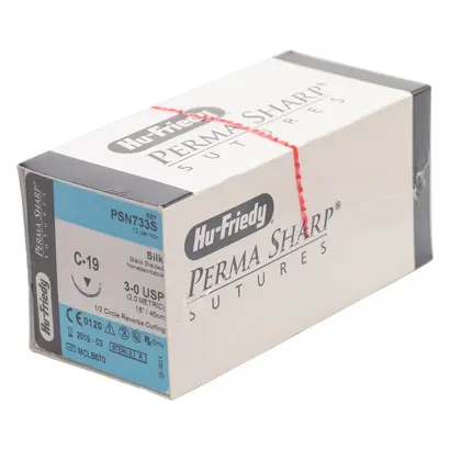 72997_Nahtmaterial_Seide_30NAC19_PSN733S_Pa_12 Camark Single Member S.A. Nahtmaterial Seide 3-0NA/C-19 PSN733S Pa 12