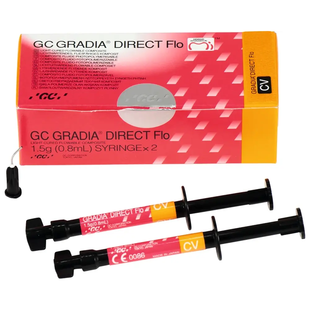 GC GRADIA® DIRECT Flo - Packung 2 x 1,5 g Spritze CV