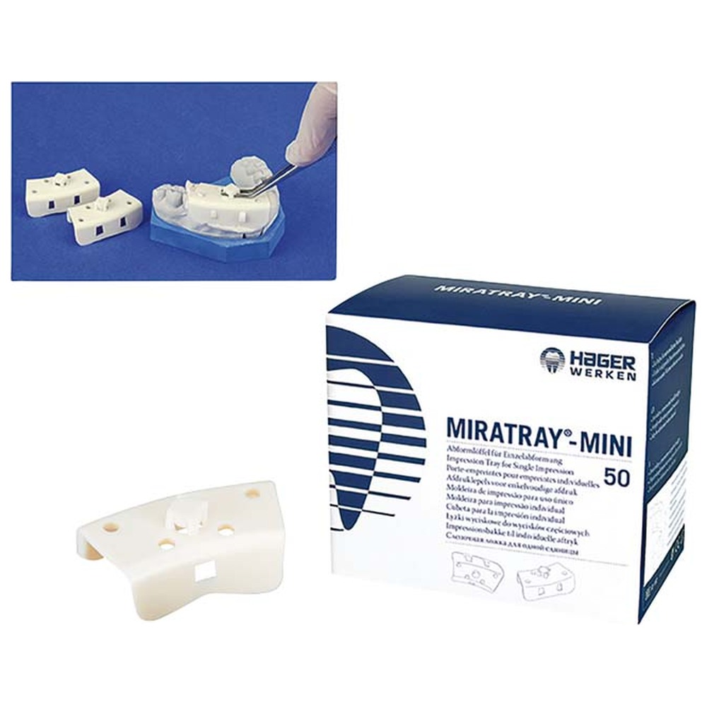 Hager & Werken MIRATRAY®-MINI - Packung 50 Stück