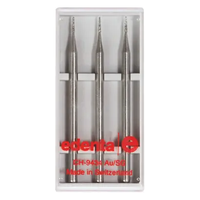 Edenta Diamanten 845 - Packung 5 Stück Standard, HP, Figur 170 Konus flach, 4 mm, ISO 008