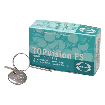 E.Hahnenkratt GmbH Mundspiegel TOPvision FS SS-Stiel 4 plan D22mm Pa 12