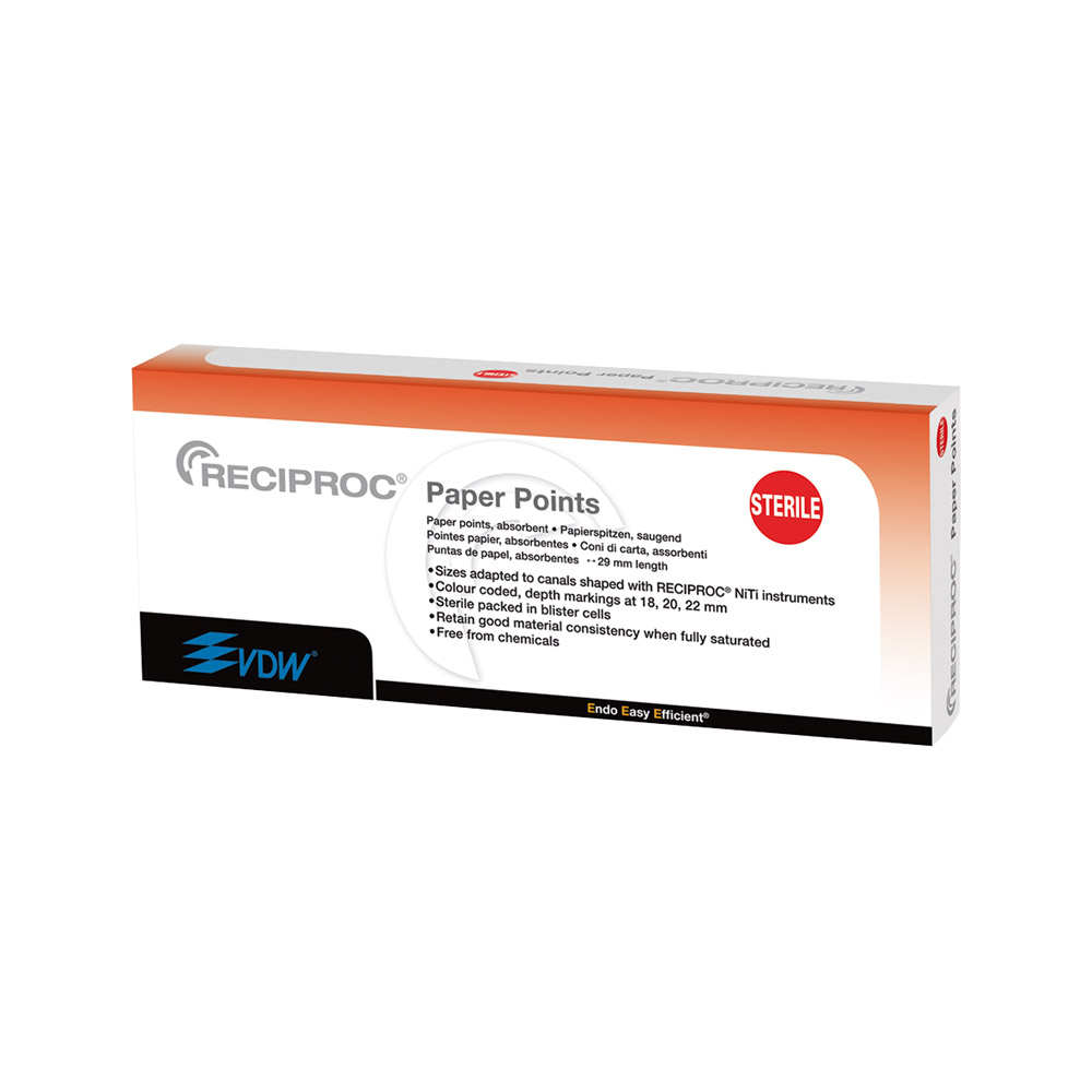 GX209850_Reciproc_Papierspitzen_R25_steril_144St Reciproc Papierspitzen R25 steril 144St