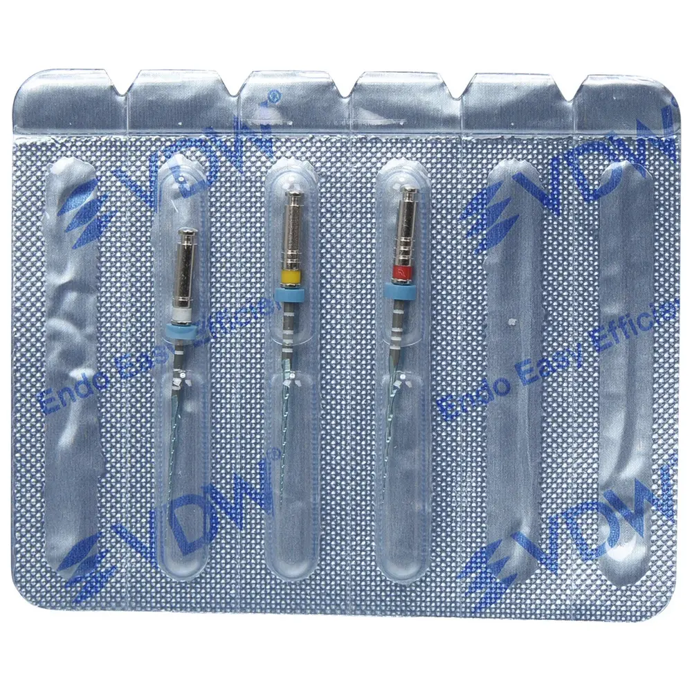 VDW.ROTATE™ NiTi Wurzelkanalfeilen - Packung 3 Stück 25 mm sortiert