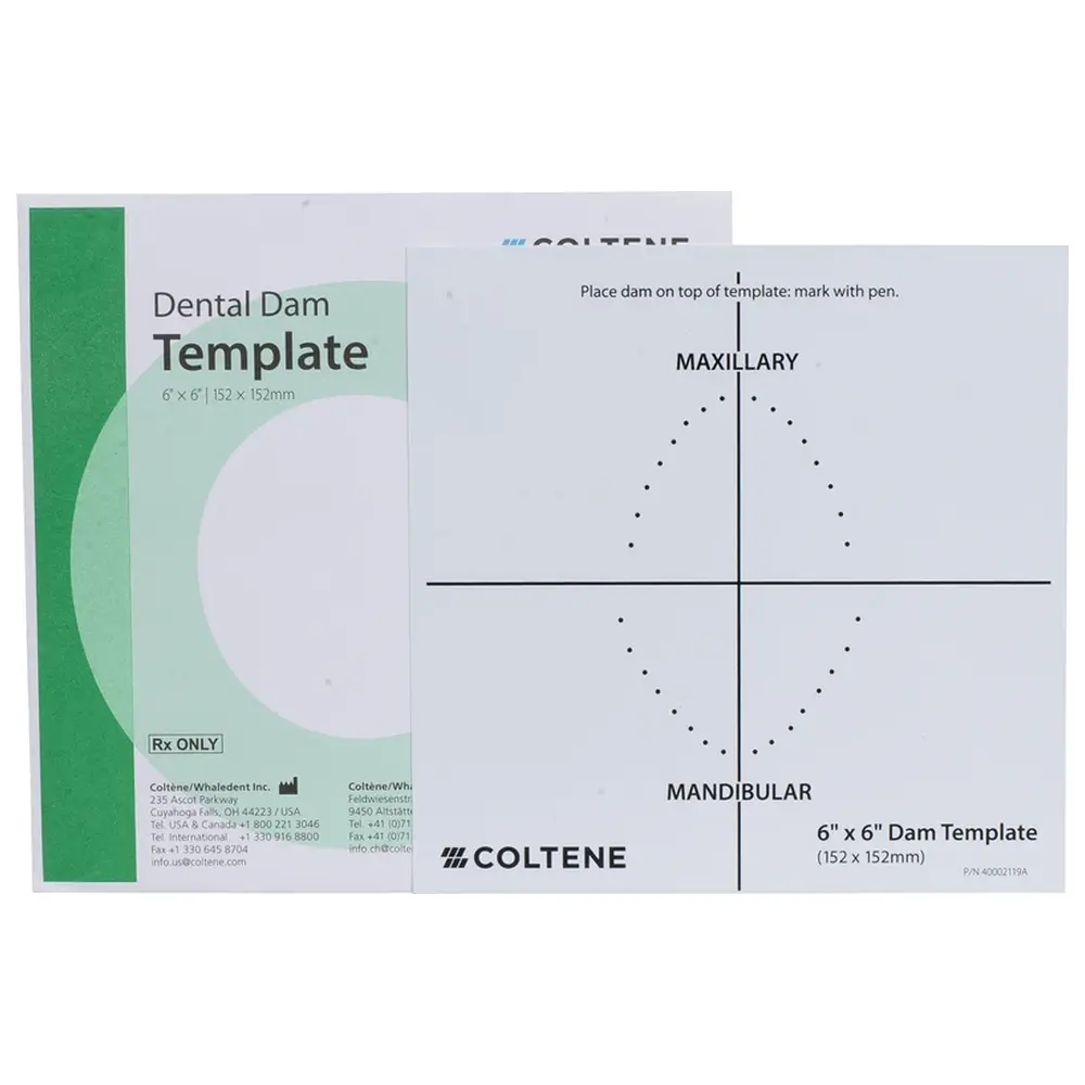 COLTENE HYGENIC® Dental Dam Stempel - Stück 15 x 15 cm COLTENE HYGENIC® Dental Dam Stempel - Stück 15 x 15 cm