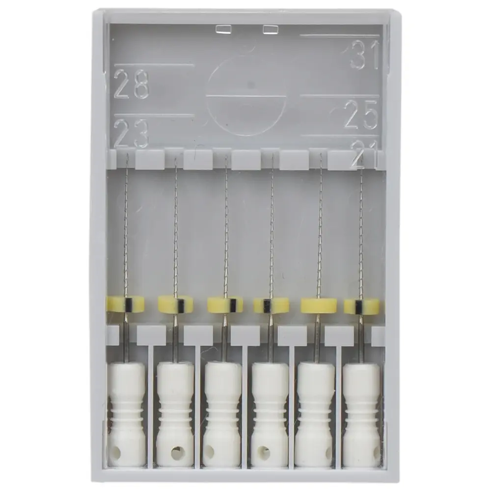 Edenta Hedströmfeilen 174 - Packung 6 Stück weiß 21 mm ISO 015