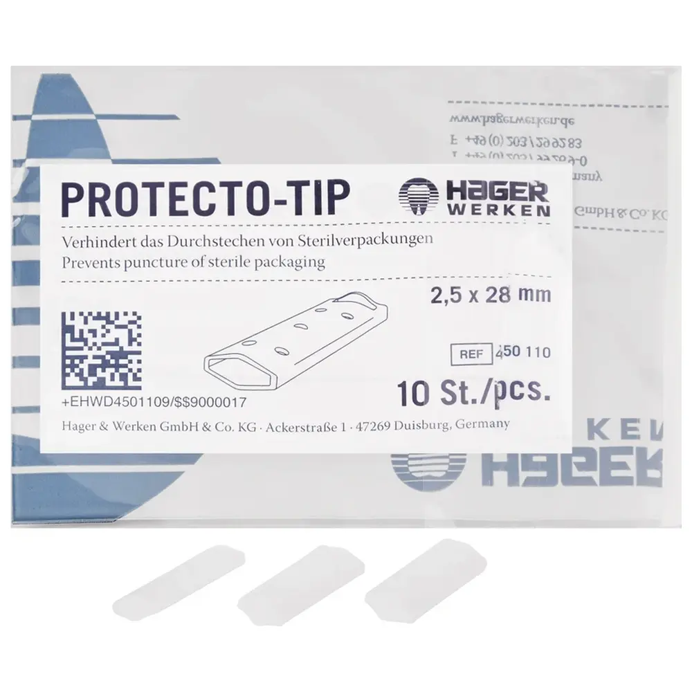 Hager & Werken Protecto-Tip - Packung 10 Stück, 2,5 mm x 28 mm
