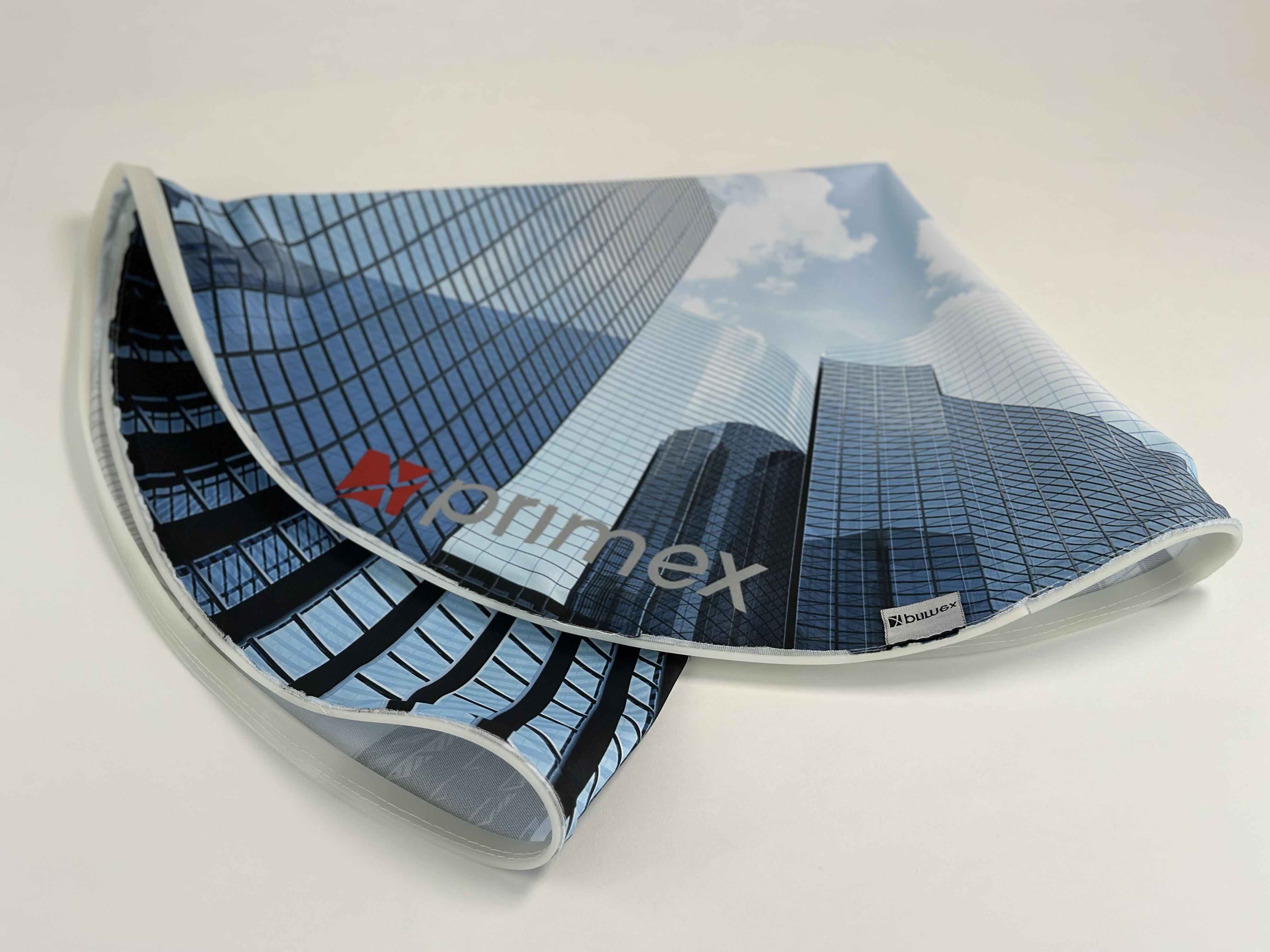 Akustikbild Rund ECO – Hochauflösender Textildruck, Öko-TEX®100, Werkzeugfrei austauschbar, Waschbar, Akustisch wirksam, 120x