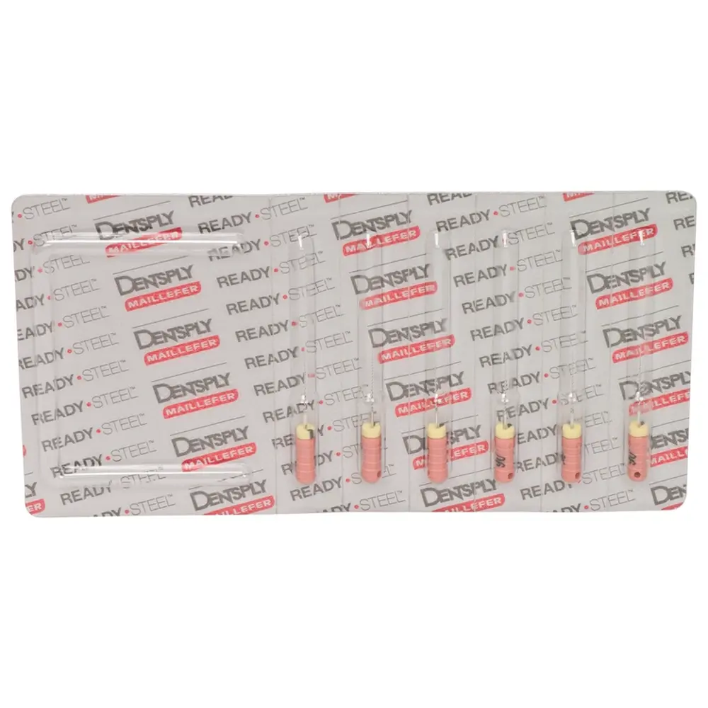 Dentsply Sirona READYSTEEL C+ Files - Packung 6 Stück 18 mm ISO 006