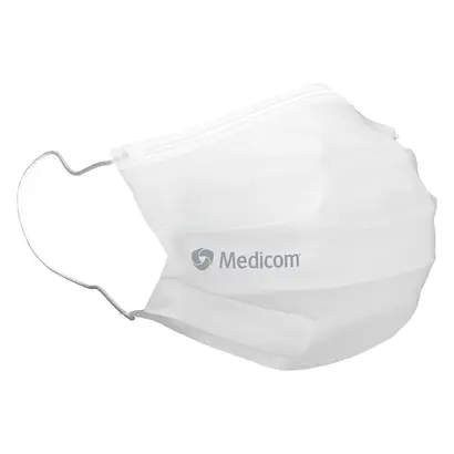 Medicom Healthcare B.V. SafeMask Standard Ohrschlaufen weiß Type IIR Pa 50