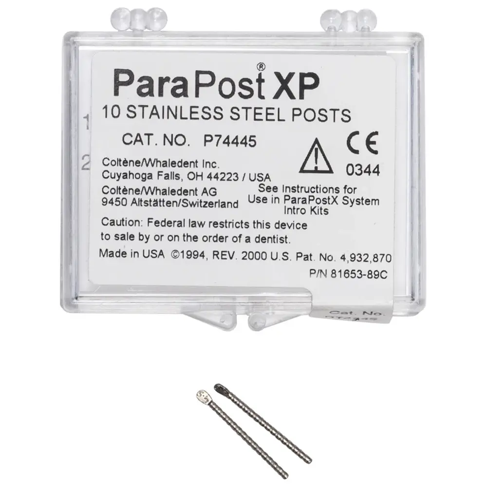 COLTENE ParaPost® XP™ Edelstahlstifte - Packung 10 Stück Gr. 4,5