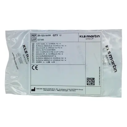 KLS Martin SE & Co. KG Chirurgische Nadel Fig.14 20-123-14-04 Pa 12