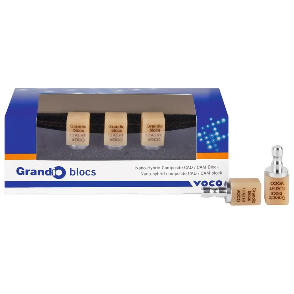 VOCO Grandio® blocs - Packung 5 Stück Gr. 12, A3 HT