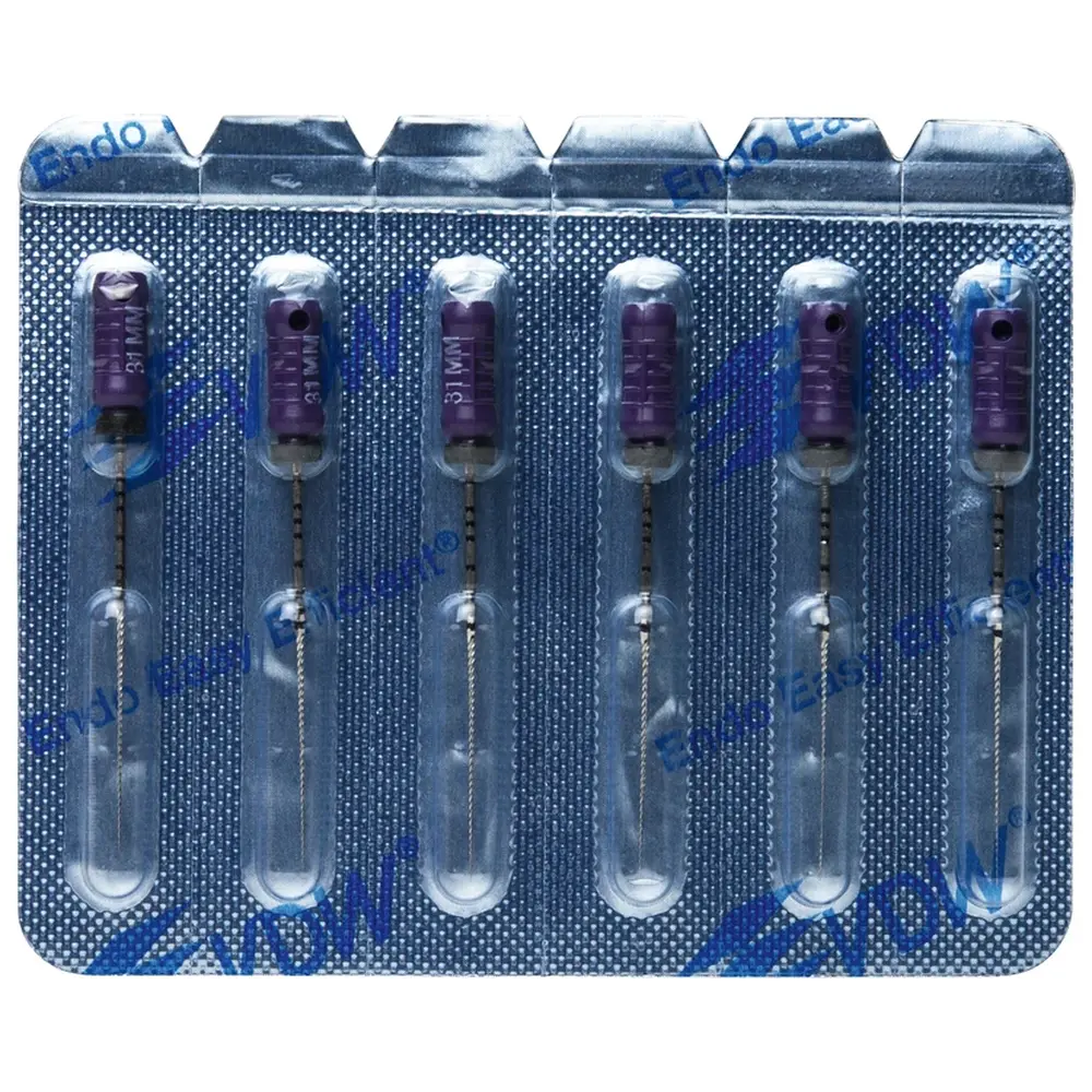 VDW STERILE K-Feilen - Blisterpackung 6 Stück 31 mm ISO 010