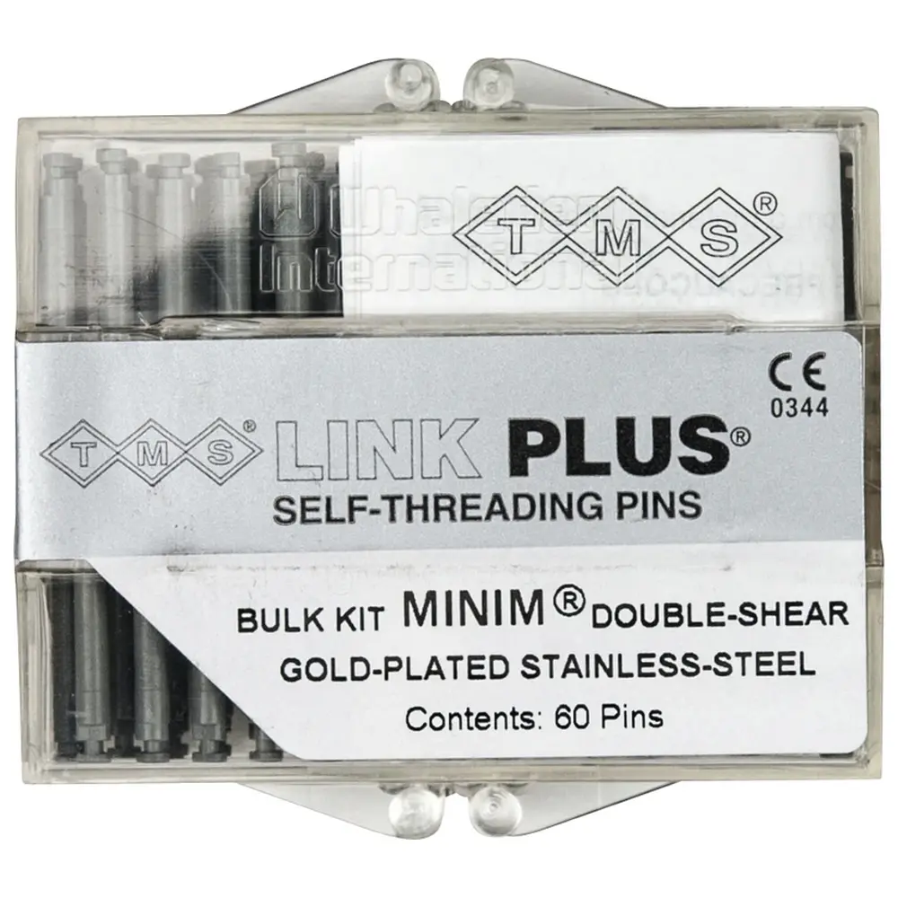 COLTENE TMS® LINK - Bulkpackung 60 Doppelstifte, Minim 2 in 1 silber EL732-60