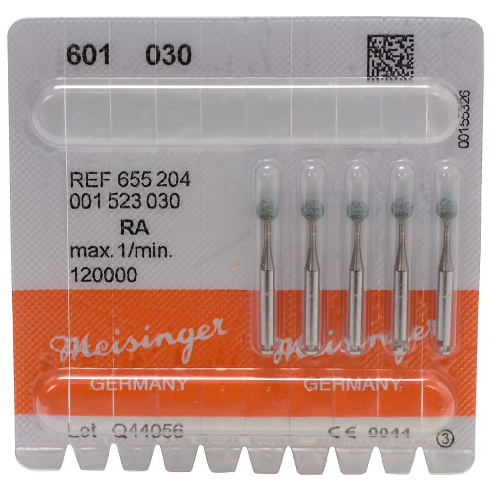 Hager & Meisinger Keramische Schleifer 601 - Packung 5 Stück grün mittel, RA, Figur 001, ISO 030