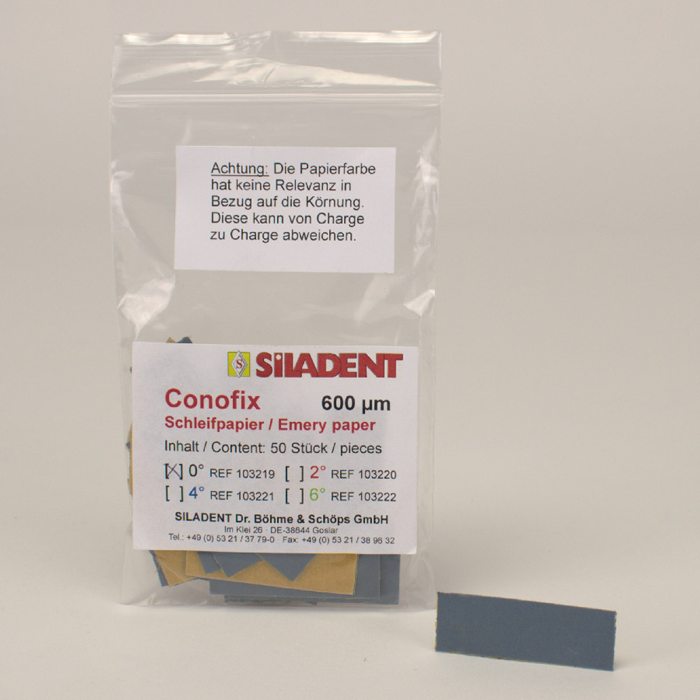 GX09360_Conofix_Schleifpapier_0_600_50St Conofix Schleifpapier 0° 600 50St
