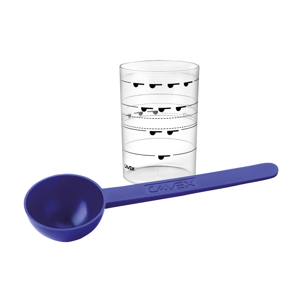 GX216193_Cavex_Pulverloeffel_u_Wasserdosierung_St Cavex Pulverlöffel u. Wasserdosierung St