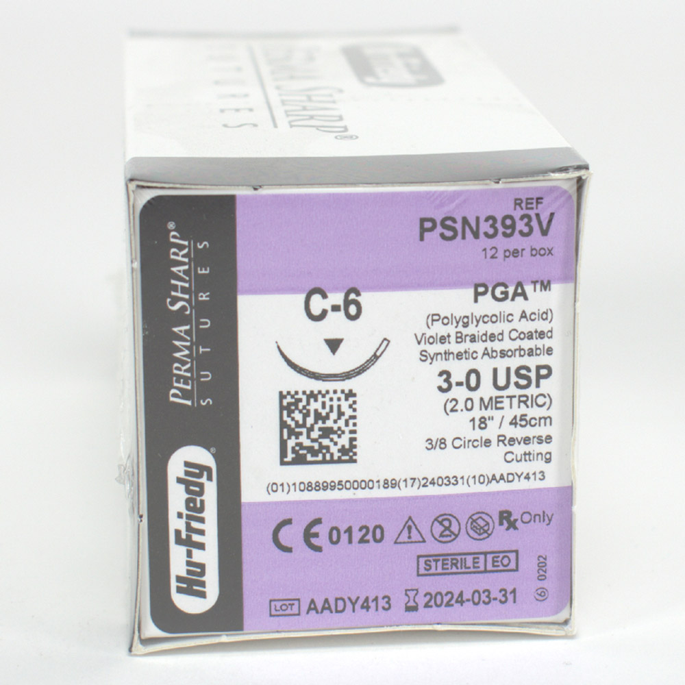 Nahtmaterial PGA 3-0 PSN393V Dtz