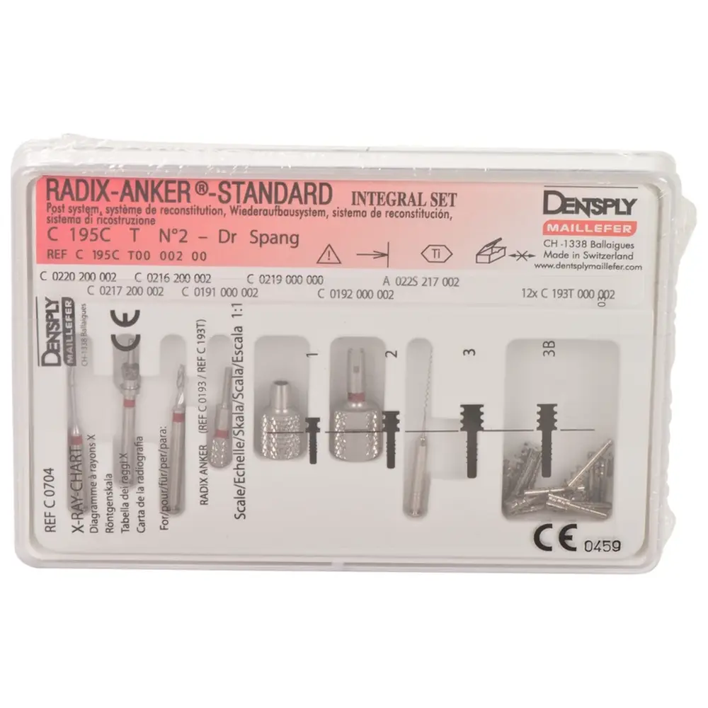 Dentsply Sirona RADIX-ANKER-STANDARD - Set Titan Gr. 2