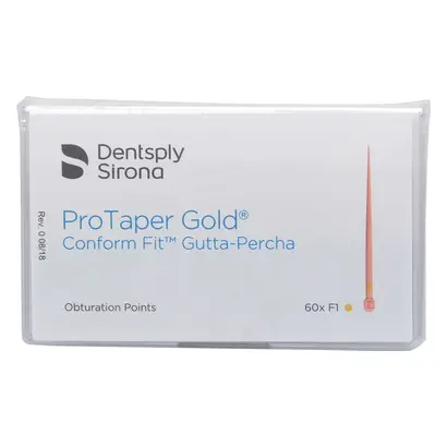 MAILLEFER INSTRUMENTS HOLDING Sàrl PROTAPER GOLD Conform Fit Guttapercha F1 Box 60