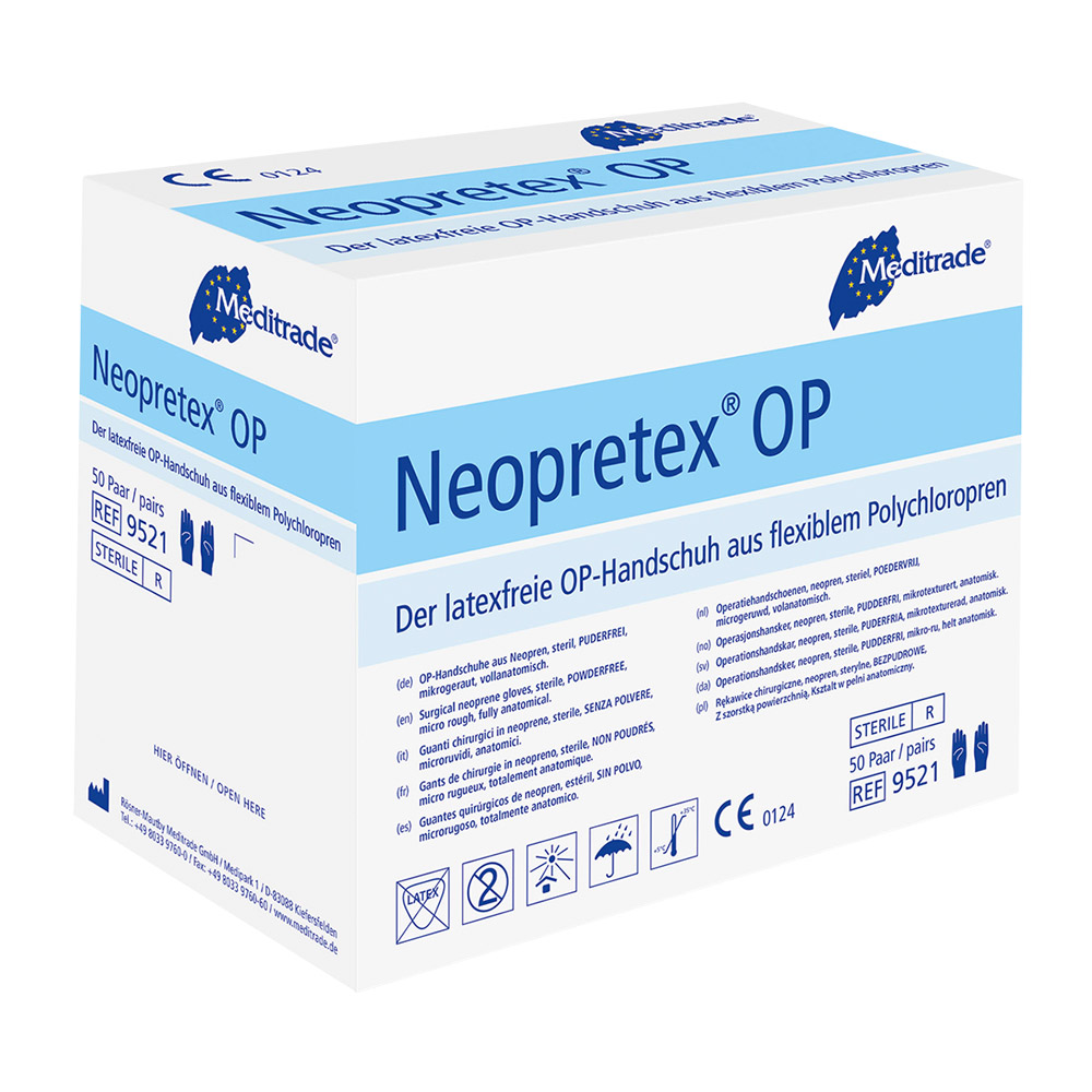 Neopretex steril pdfr 6,5 x-lang 50Paar