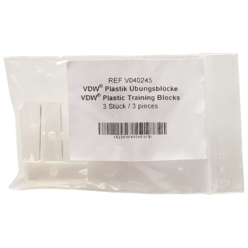 VDW Plastik Übungsblöcke - Satz 3 Stück VDW Plastik Übungsblöcke - Satz 3 Stück