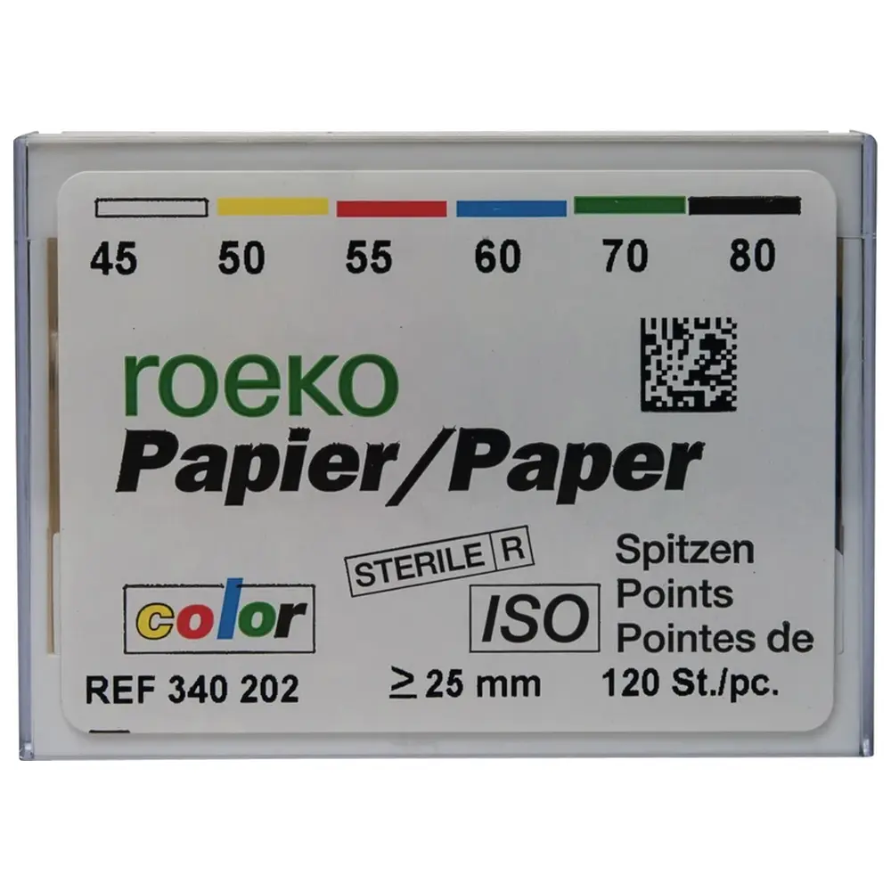COLTENE roeko Papier Spitzen Color - Sortiment 120 Stück ISO 045-080