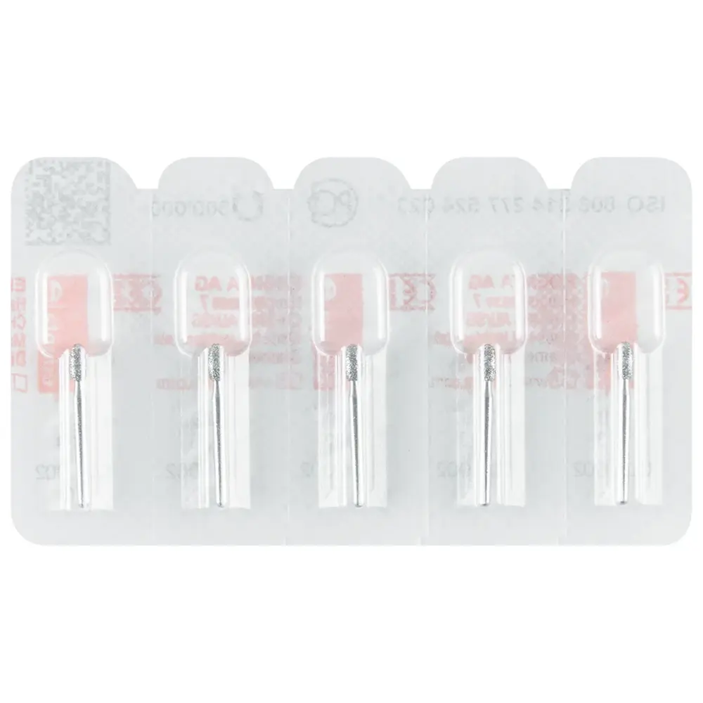 Edenta Diamanten 379 - Packung 5 Stück Standard, FG, Figur 277 Eiform, 4,5 mm, ISO 023