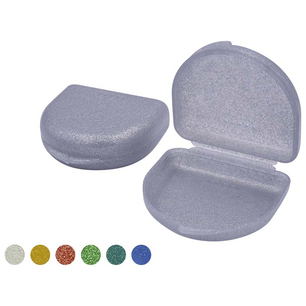 Hager & Werken Dento Box® I + II - Packung 12 Stück glitzer sortiert, Größe I, 2,5 cm