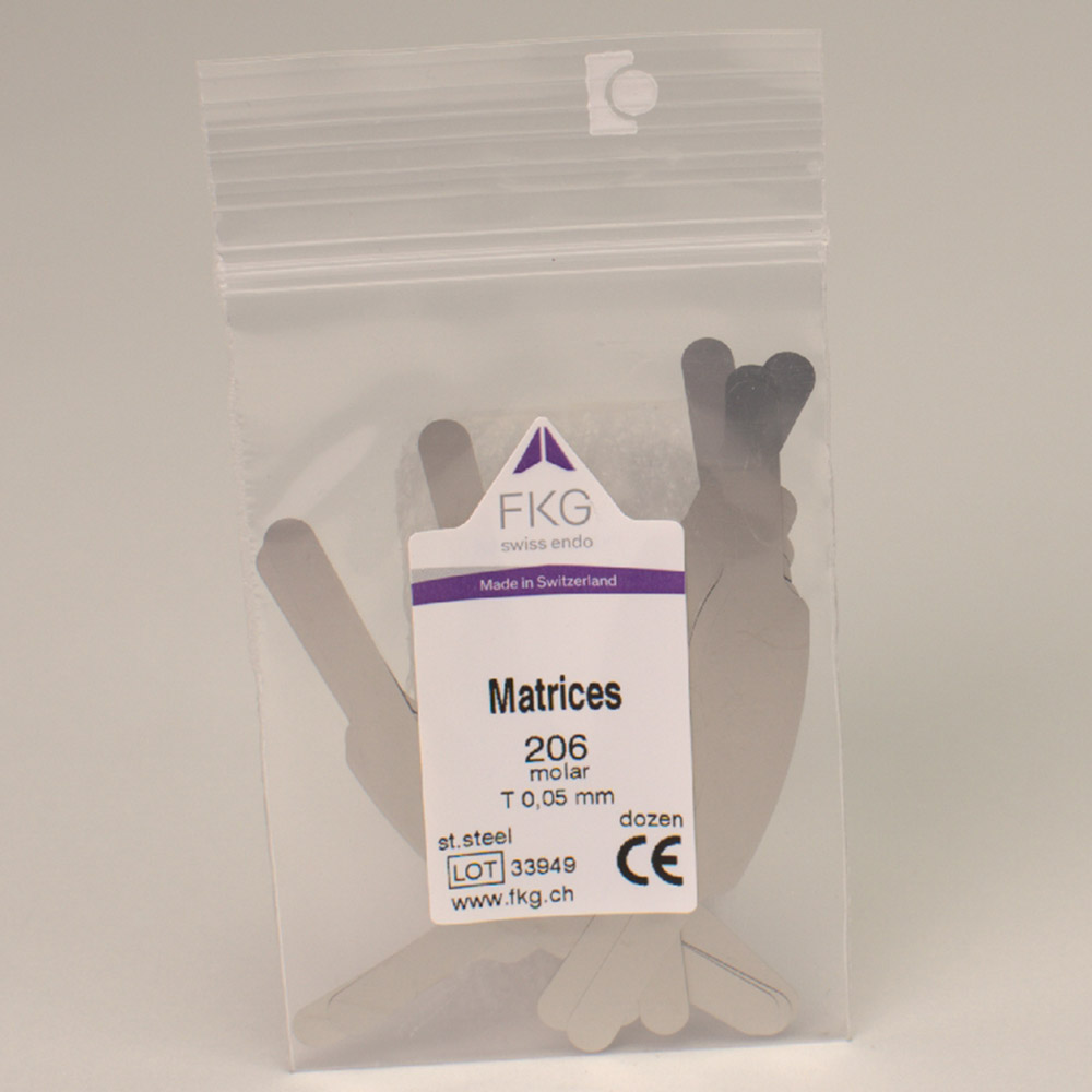 Matrizen FKG 206T Stahl 0,05 Dtz
