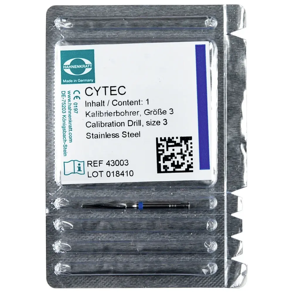 HAHNENKRATT Cytec - Stück Kalibrierbohrer Cytec 1,8 mm, blau