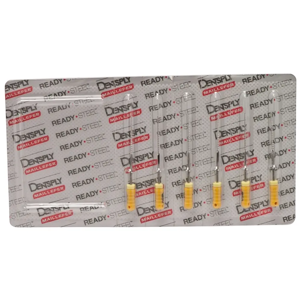 Dentsply Sirona READYSTEEL K-Files - Packung 6 Stück 31 mm ISO 050