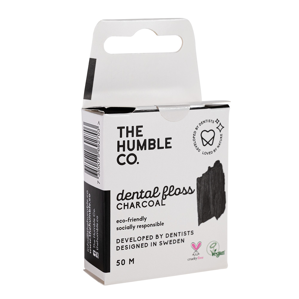 Humble Zahnseide Aktivkohle 50m