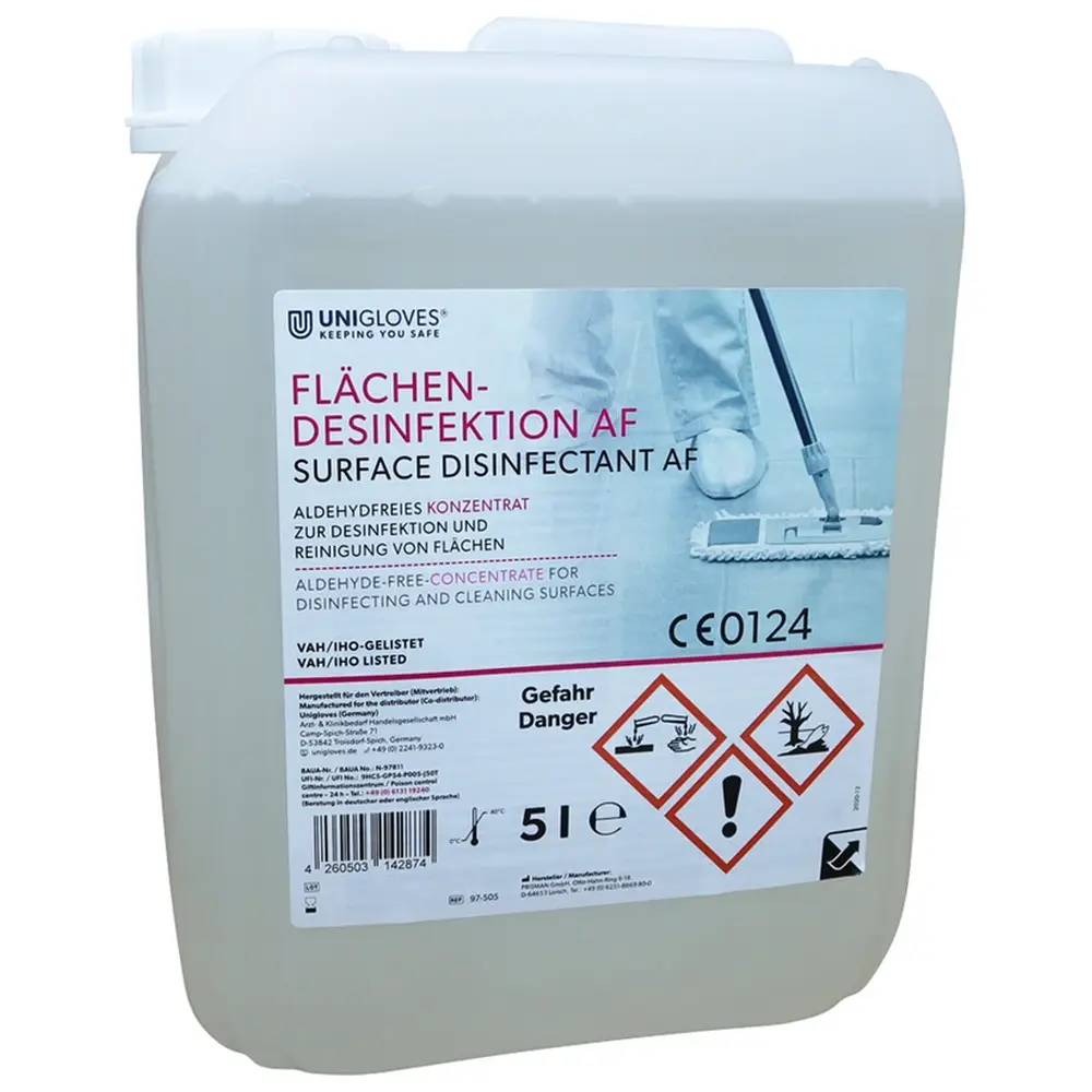 UNIGLOVES® Flächendesinfektion AF - Kanister 5 Liter
