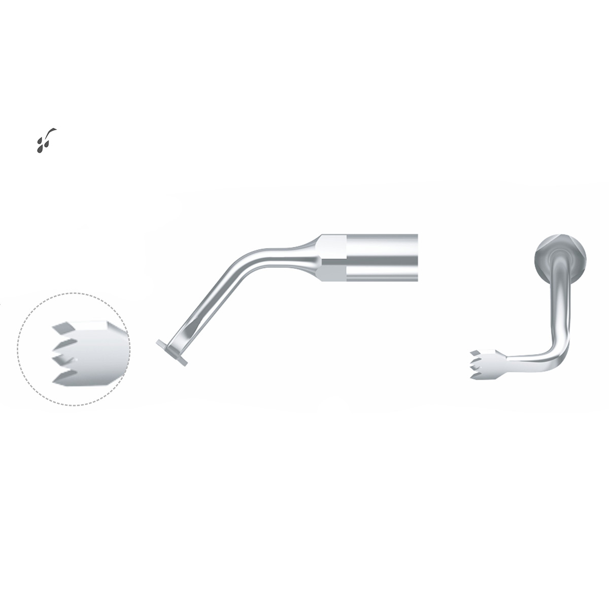 Xpedent Ultraschallspitze BS2L Chirurgie (passend für den Einsatz mit ACTEON/Satelec® Geräten)