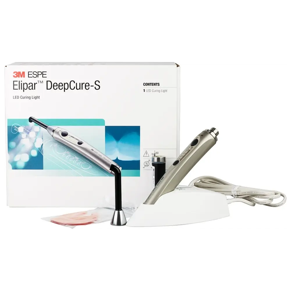 Solventum Dental Solutions Elipar™ Deep Cure S / L - Stück Cure-S Edelstahl inklusive Zubehör