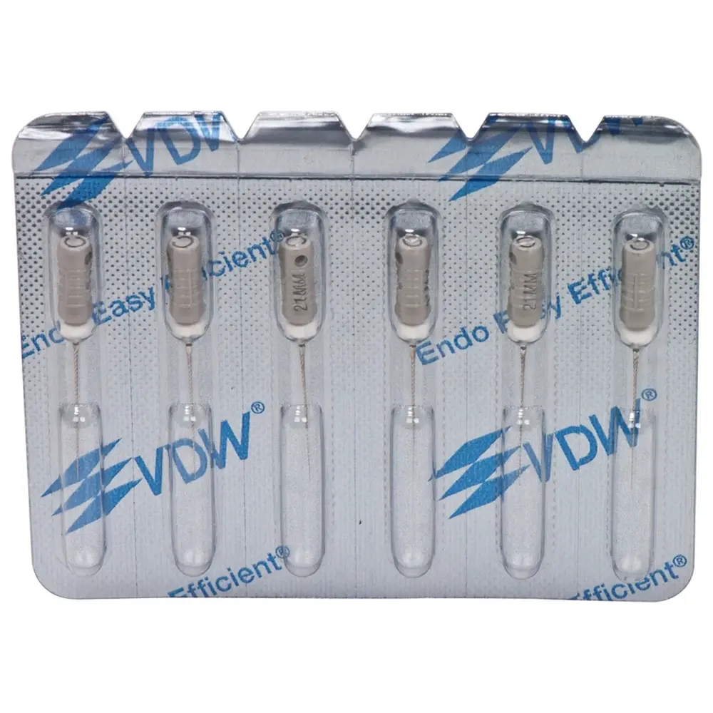 VDW STERILE C-PILOT® Feilen - Blisterpackung 6 Stück 21 mm ISO 008