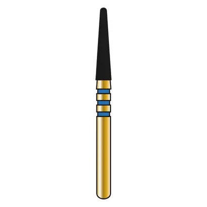 COLTENE DIATECH Diamanten G856Z - Packung 5 Stück blau mittel (M), FG, Figur 198 Konus rund, 8 mm, ISO 018
