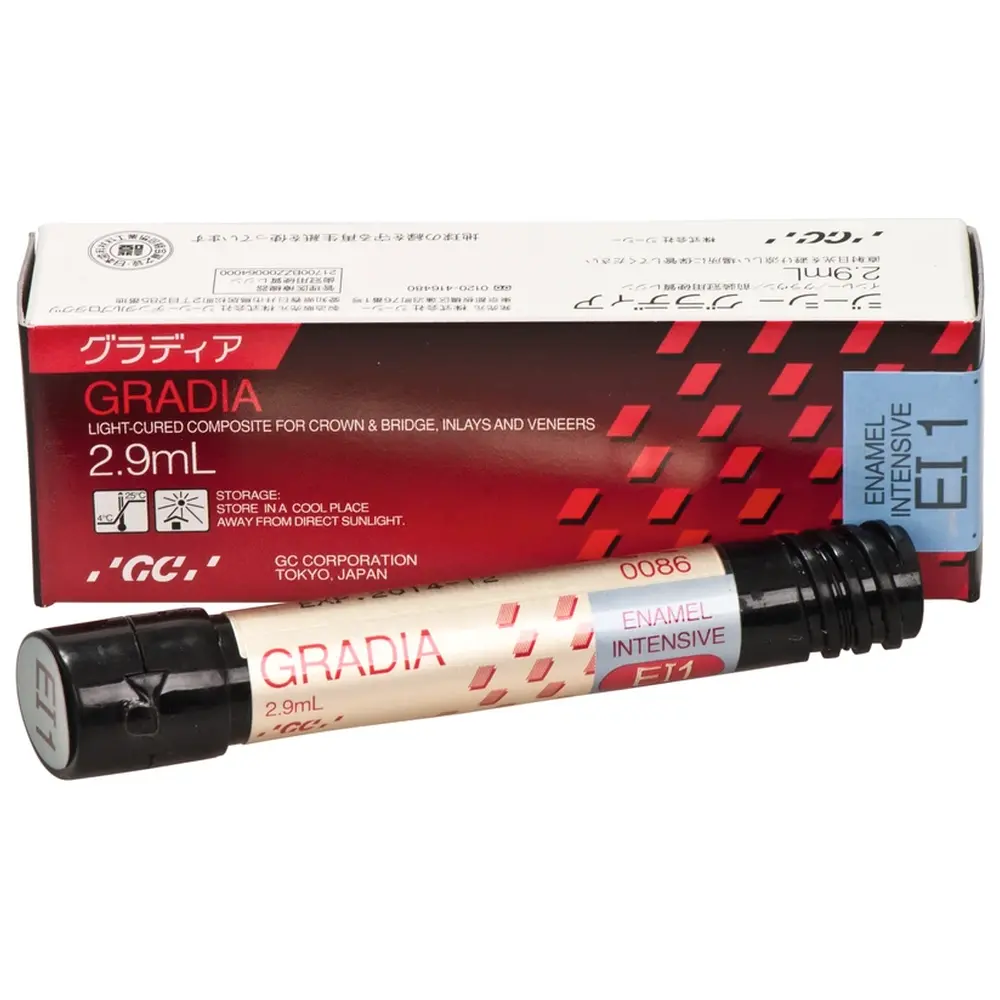 GC GRADIA® - Spritze 2,9 ml Paste enamel intensiv EI 1