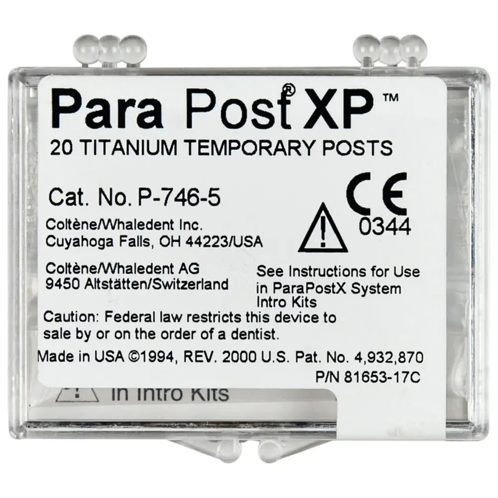 COLTENE ParaPost® XP™ Temporärstifte - Packung 20 Stück Gr. 5