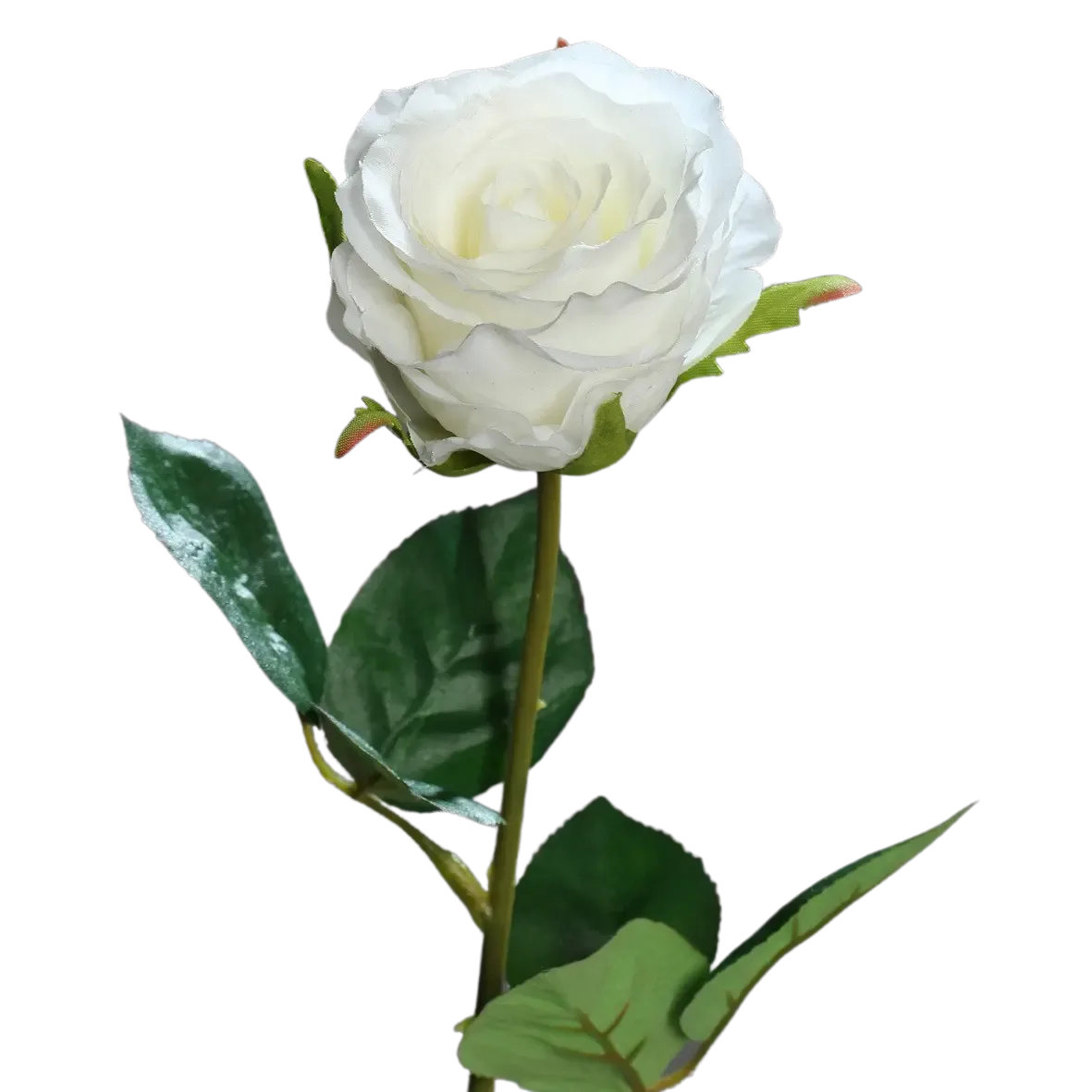 Künstliche Rose - Ismene | 48 cm, halboffen