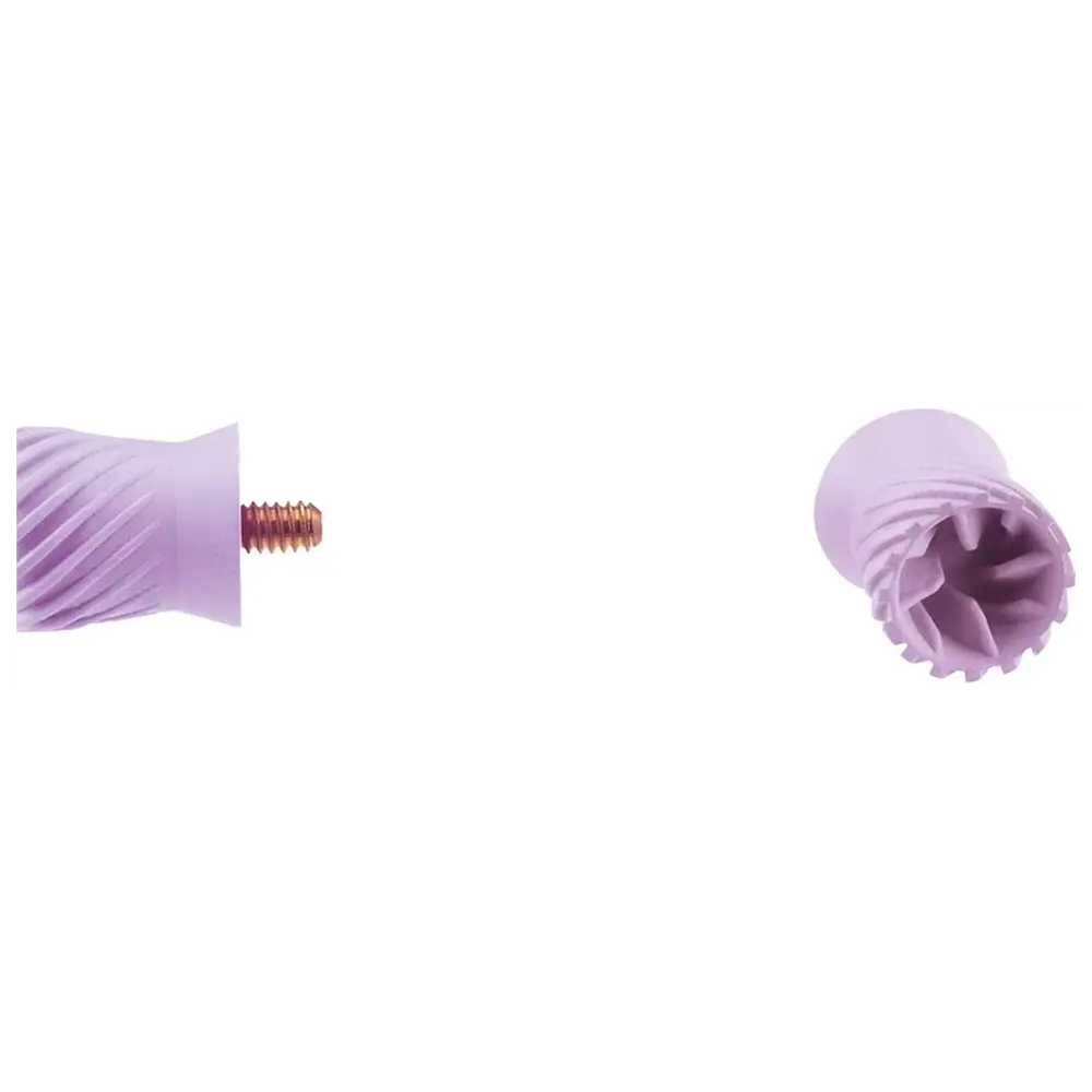 115363_Young_Prophylaxekelch_Elite_weich__Packung_144_Stueck_lila_kurz_weich_Screw_Type