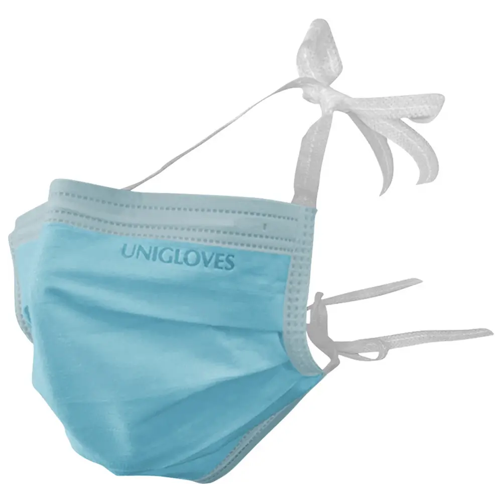 Unigloves BASIC OP-Mundschutz - Spenderbox 50 Stück blau Unigloves BASIC OP-Mundschutz - Spenderbox 50 Stück blau